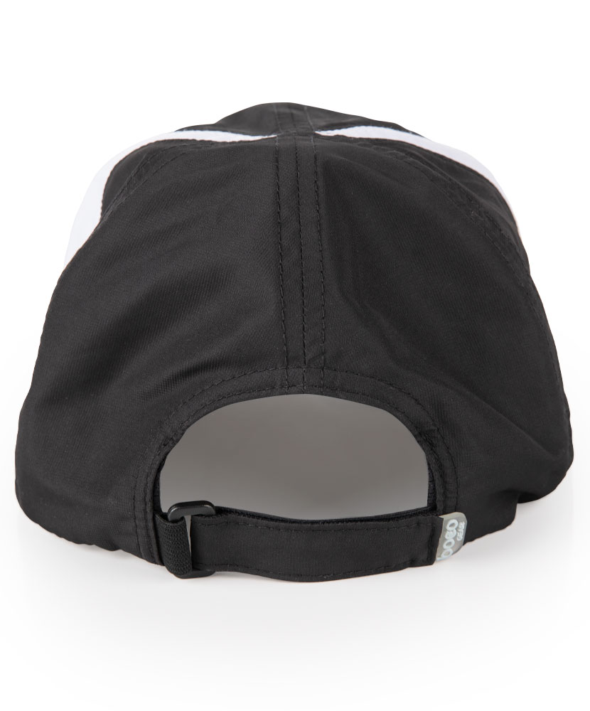 Color Block Running Hat Black and White - St. Jude Gift Shop